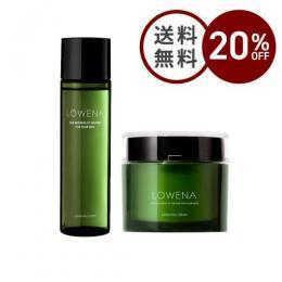 【20％OFF＋送料無料】LOWENA エレメンタルローション＆クリーム 　2点セット　 ロウェナ ELEMENTAL LOTION SERUM CREAM